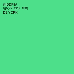 #4DDF8A - De York Color Image